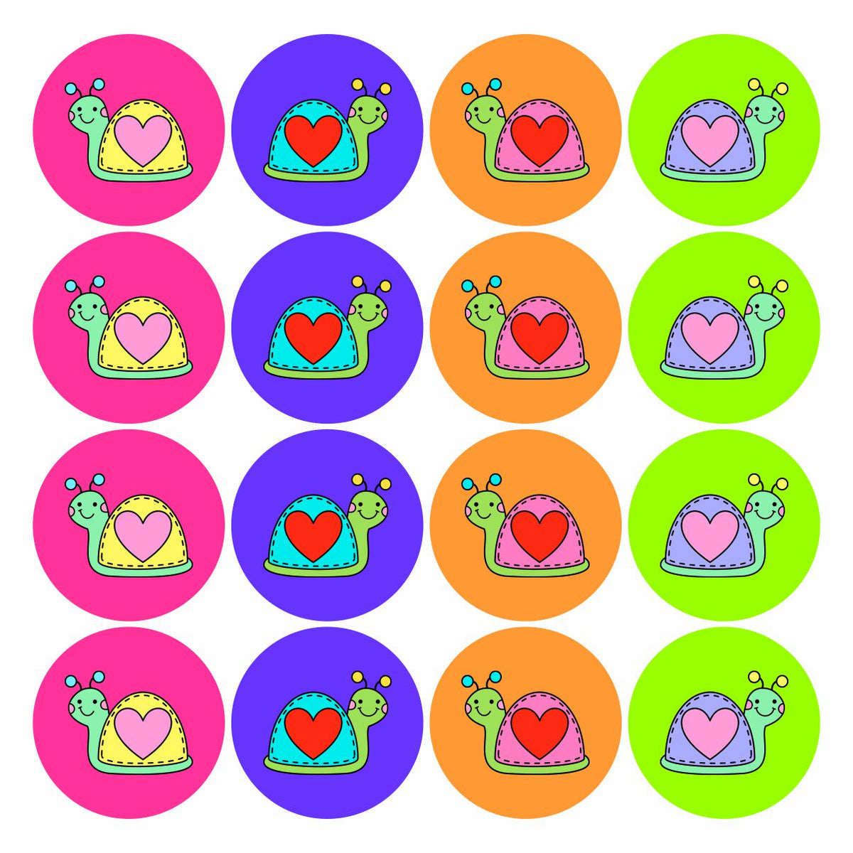 Extra Large Snail Stickers Stickit Designs