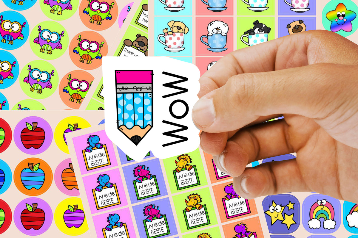 Large Mini Sticker Extra Large Reward Stickers – Stickit Designs