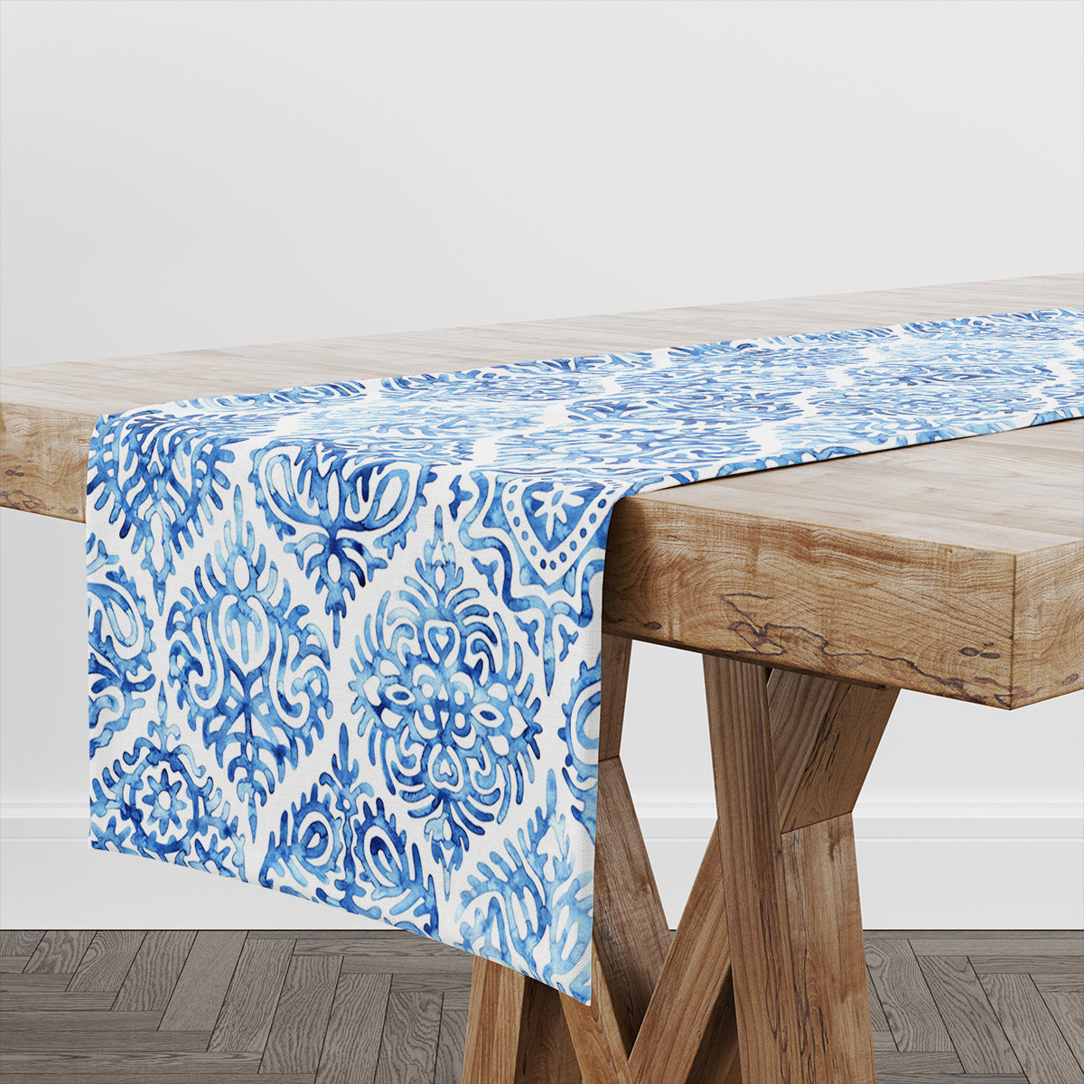 Pvc Table Runner Watercolour Ogee PVC Table Runners – Stickit Designs