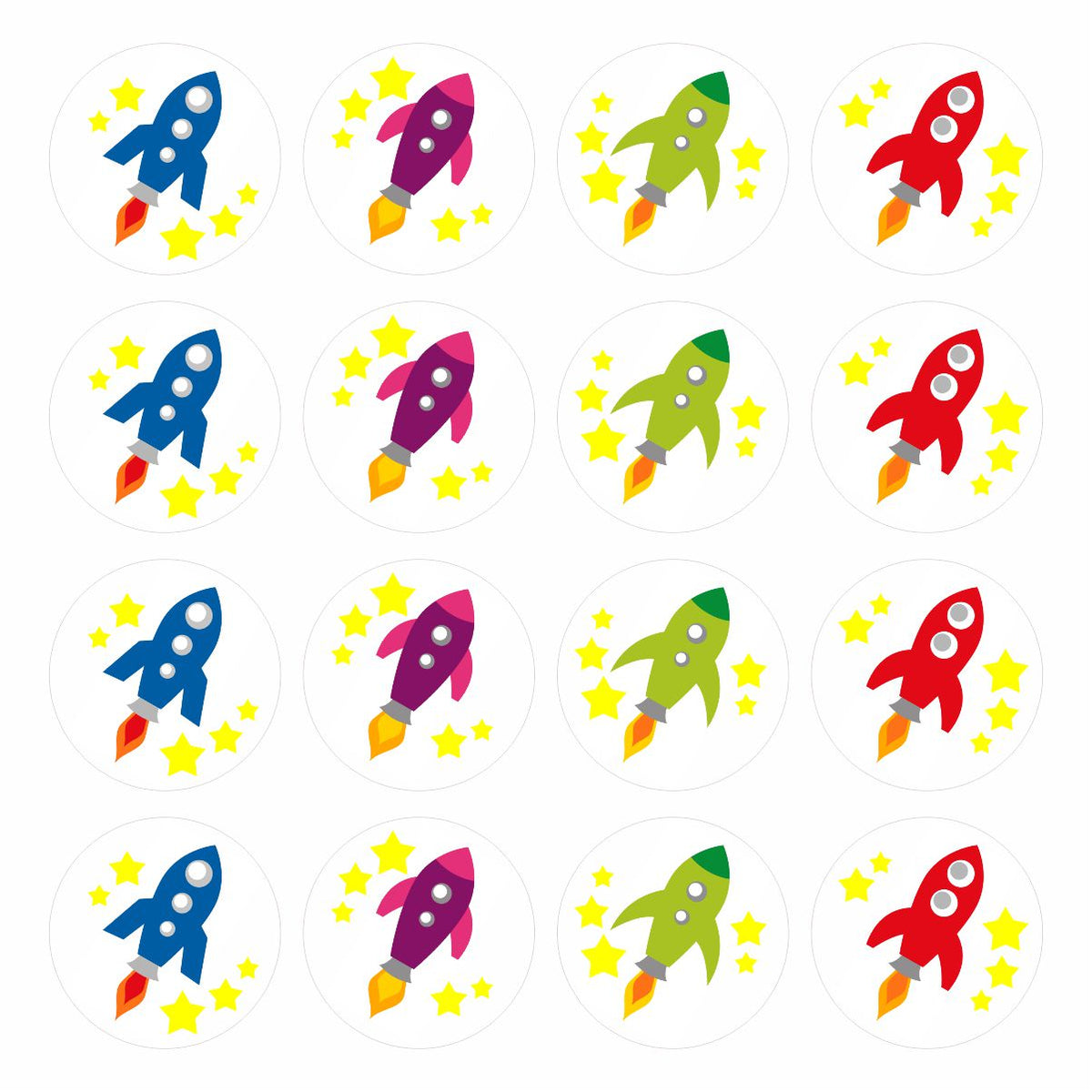 Extra Large Rocket Stickers – Stickit Designs