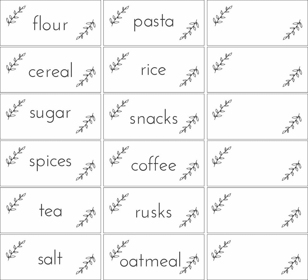 White Pantry Labels – Stickit Designs white-pantry-labels-stickit-designs